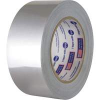 Silver Aluminum Foil Tape, 3 mils Thick, 25.4 mm (1") x 54.86 m (180') PG408 | NTL Industrial