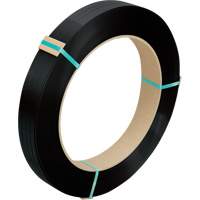 Strapping, Polyester, 5/8" W x 1800' L, Black, Manual Grade PG557 | NTL Industrial