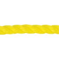 Corde jaune tress&eacute;e 1/2", Polypropyl&egrave;ne, 335' NTL Industrial
