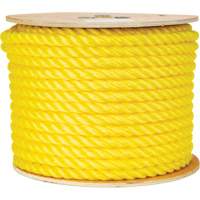 Corde jaune tress&eacute;e 5/8", Polypropyl&egrave;ne, 200' NTL Industrial
