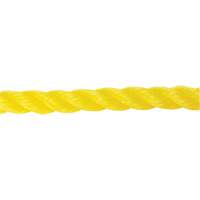 Corde jaune tress&eacute;e 5/8", Polypropyl&egrave;ne, 200' NTL Industrial