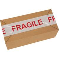 Ruban d'emballage Fragile, Adh&eacute;sif Thermofusible, 2 mils, 48 mm (2") x 100 m (328') NTL Industrial
