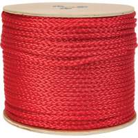 Corde rouge tress&eacute;e, Polypropyl&egrave;ne, 500' NTL Industrial