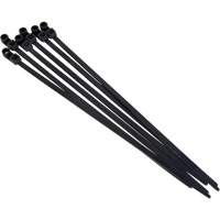 Attache-c&acirc;ble &agrave; visser, Longueur 8", R&eacute;sistance &agrave; la traction 50 lb, Noir NTL Industrial