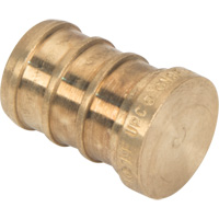 Lead-Free Pipe Plug, Pipe, 1/2" Dia., Brass NTL Industrial