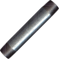 Raccord long, Galvanis&eacute;, 1/2", NPT x NPT NTL Industrial