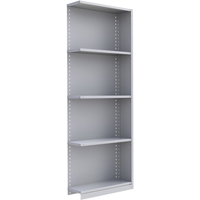 Interlok Shelving Unit, Steel, Boltless, 800 lbs. Capacity, 36" W x 100" H x 24" D NTL Industrial
