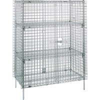 Security Carts, 5 Tiers, 38-1/2" W x 66-13/16" H x 21-1/2" D NTL Industrial