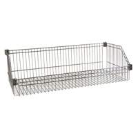 Wire Basket Shelf, 24" W x 48" D, 400 lbs. Capacity RN551 | NTL Industrial