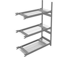 Wide Span Storage Shelving, Steel, Boltless, 1340 lbs. Capacity, 42" W x 60" H x 18" D RN585 | NTL Industrial