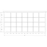 Cabinet d'entreposage &agrave; tiroirs int&eacute;gr&eacute; Interlok NTL Industrial