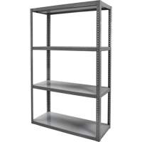 Heavy-Duty Shelving, Steel, Bolted, 3000 lbs. Capacity, 36" W x 72" H x 18" D NTL Industrial