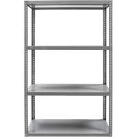 Heavy-Duty Shelving, Steel, Bolted, 3000 lbs. Capacity, 36" W x 72" H x 18" D NTL Industrial