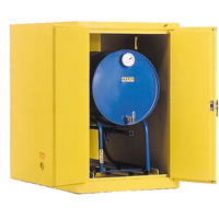 Drum Safety Cabinets, 400 lbs. Cap., Yellow SA068 | NTL Industrial