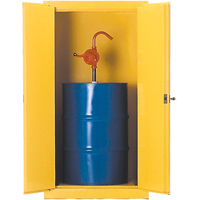 Drum Safety Cabinets, 55 US gal. Cap., Yellow SA069 | NTL Industrial