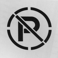 Pochoirs de symboles de s&eacute;curit&eacute;, Anglais, 15,5" x 15,5" NTL Industrial