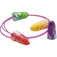 Bouchons d'oreilles en mousse SparkPlugs, Vrac - Boîte, Avec cordon NTL Industrial