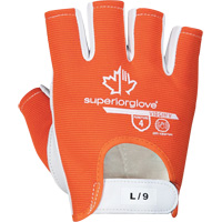 Vibrastop Half-Finger Vibration-Dampening Gloves, Size Medium, Goatskin Palm NTL Industrial