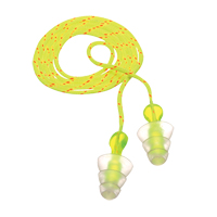 Bouchons d'oreilles r&eacute;utilisables &agrave; trois brides E-A-R, Avec cordon, Vrac - Sac en poly, 26 dB NRR, Taille unique NTL Industrial