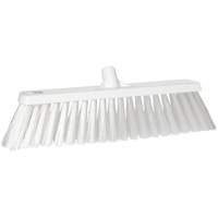 Large Particle Push Broom Head, 2-1/2", Polyester, White SAL505 | NTL Industrial