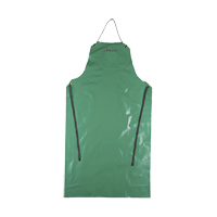 A43 48 CA-43&reg; FR Apron, Polyester/PVC, 29" L x 48" W, Green NTL Industrial