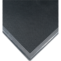 Sanitizing Footbath Mat No. 222, Rubber, 2' W x 2-2/3' L x 1/2" Thick, Black NTL Industrial