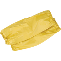 Disposable Sleeves with Elastic Cuffs, 18" long, Polyester/PVC, Yellow NTL Industrial