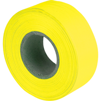 Rubans pour signalisation, 1,2" la x 150' lo, Jaune fluorescent NTL Industrial