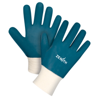 Heavyweight Knit Wrist Gloves, 8/Medium, Nitrile Coating, Cotton Shell NTL Industrial