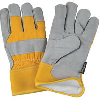 Superior Warmth Winter-Lined Fitters Gloves, Medium, Split Cowhide Palm, Thinsulate Inner Lining NTL Industrial