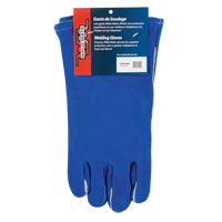 Double Palm & Thumb Welding Gloves, Split Cowhide, Size Large NTL Industrial