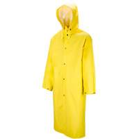Tornado Long Coat, PVC, 5X-Large, Yellow NTL Industrial