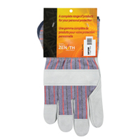 Rugged Fitters Gloves, X-Large, Split Cowhide Palm, Cotton Inner Lining NTL Industrial