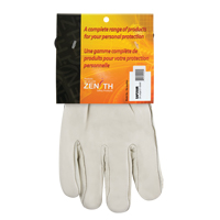 Gants de conducteur doubl&eacute;s pour l'hiver d'usage standard, 2T-Grand, Paume en Cuir fleur de vache, Molleton NTL Industrial
