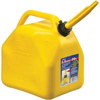 Jerry Cans, 5.3 US gal./20.06 L, Yellow, CSA Approved/ULC SAP399 | NTL Industrial