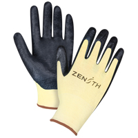 Gants r&eacute;sistants &agrave; la coupe avec prise sup&eacute;rieure, Taille Grand/9, Calibre 13, Rev&ecirc;tement Mousse de nitrile, Enveloppe en Aramide, ANSI/ISEA 105 niveau 3/EN 388 niveau 5 NTL Industrial