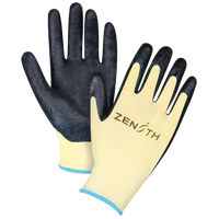 Gants r&eacute;sistants &agrave; la coupe avec prise sup&eacute;rieure, Taille T-Grand/10, Calibre 13, Rev&ecirc;tement Mousse de nitrile, Enveloppe en Aramide, ANSI/ISEA 105 niveau 3/EN 388 niveau 5 NTL Industrial