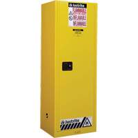 Sure-Grip&reg; EX Slimline Flammable Safety Cabinet, 22 gal., 1 Door, 23.25" W x 65" H x 18" D NTL Industrial