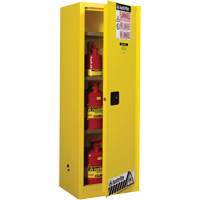 Sure-Grip&reg; EX Slimline Flammable Safety Cabinet, 22 gal., 1 Door, 23.25" W x 65" H x 18" D NTL Industrial