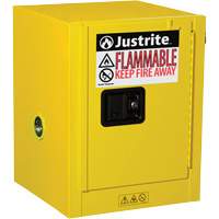 Sure-Grip&reg; EX Countertop Flammable Safety Cabinet, 4 gal., 1 Door, 17" W x 22" H x 17" D NTL Industrial