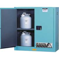 ChemCor&reg; Lined Acid/Corrosive Storage Cabinets, 30 gal., 43" x 44" x 18" NTL Industrial