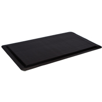 Ergo-Ease Mats, Ribbed, 2' x 10' x 7/8", Black, Rubber/Sponge NTL Industrial