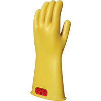 Gants isolants en caoutchouc naturel jaune, ASTM classe 0, Taille 8, 11" lo NTL Industrial