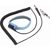 ESD 6' Coil Cord with Wrist Strap SAR852 | NTL Industrial