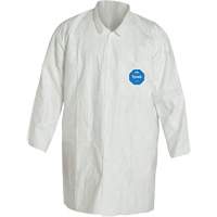 Lab Coat, Tyvek<sup>®</sup> 400, White, Small SAV174 | NTL Industrial