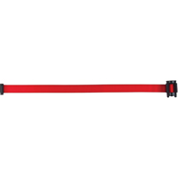 Tape Cassette for Build-Your-Own Crowd Control Barriers, Blank, 7', Red Tape NTL Industrial