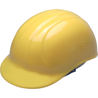 Casque de protection ERB, Suspension &agrave; douille, Jaune NTL Industrial