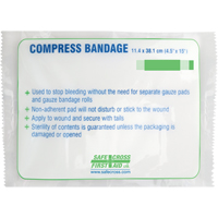 Large Compress Bandage, 15" L x 4-1/2" W SAY373 | NTL Industrial