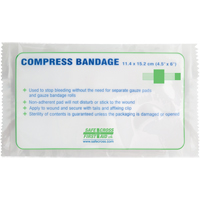 Compress Bandages, Crepe Tails, Cut to Size L x 4-1/2" W SAY374 | NTL Industrial