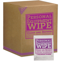 Personal Equipment Wipes, 100 Wipes, 8-3/16" x 5-1/4" SAY553 | NTL Industrial